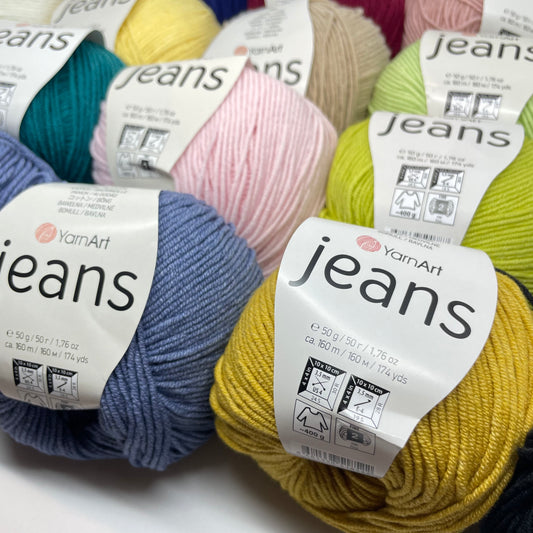 Soft cotton acrylic yarn YarnArt Jeans